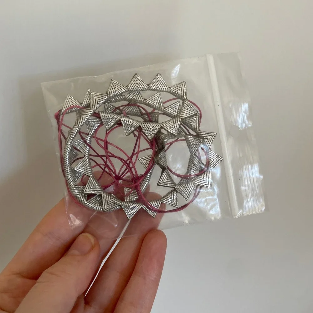 Unbranded handcrafted silver